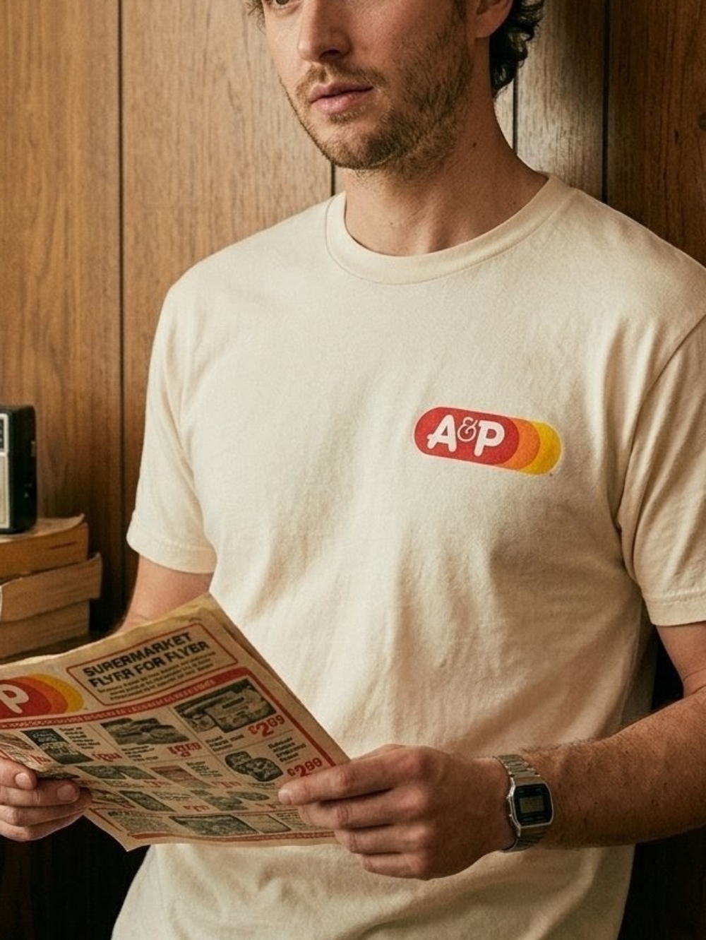 White Noise A&P Promo T-Shirt | Noah Baumbach Adam Driver | Netflix NWOT